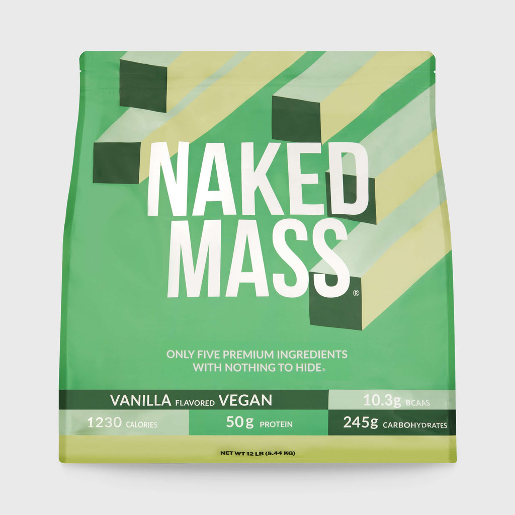 Vanilla Vegan Mass Gainer Supplement - Vanilla (Vegan) 12LB
