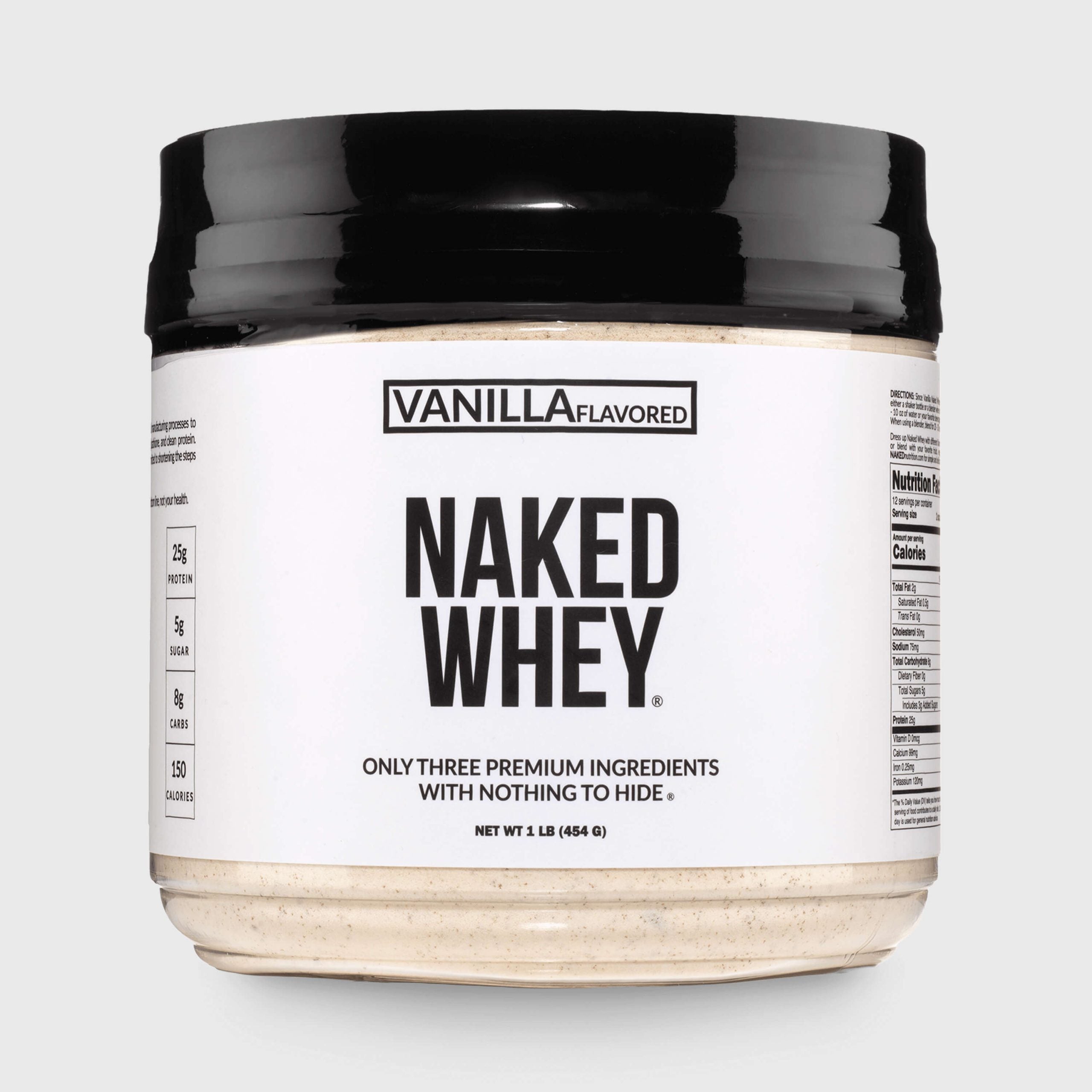 Vanilla Whey Protein Powder 1lb - Vanilla