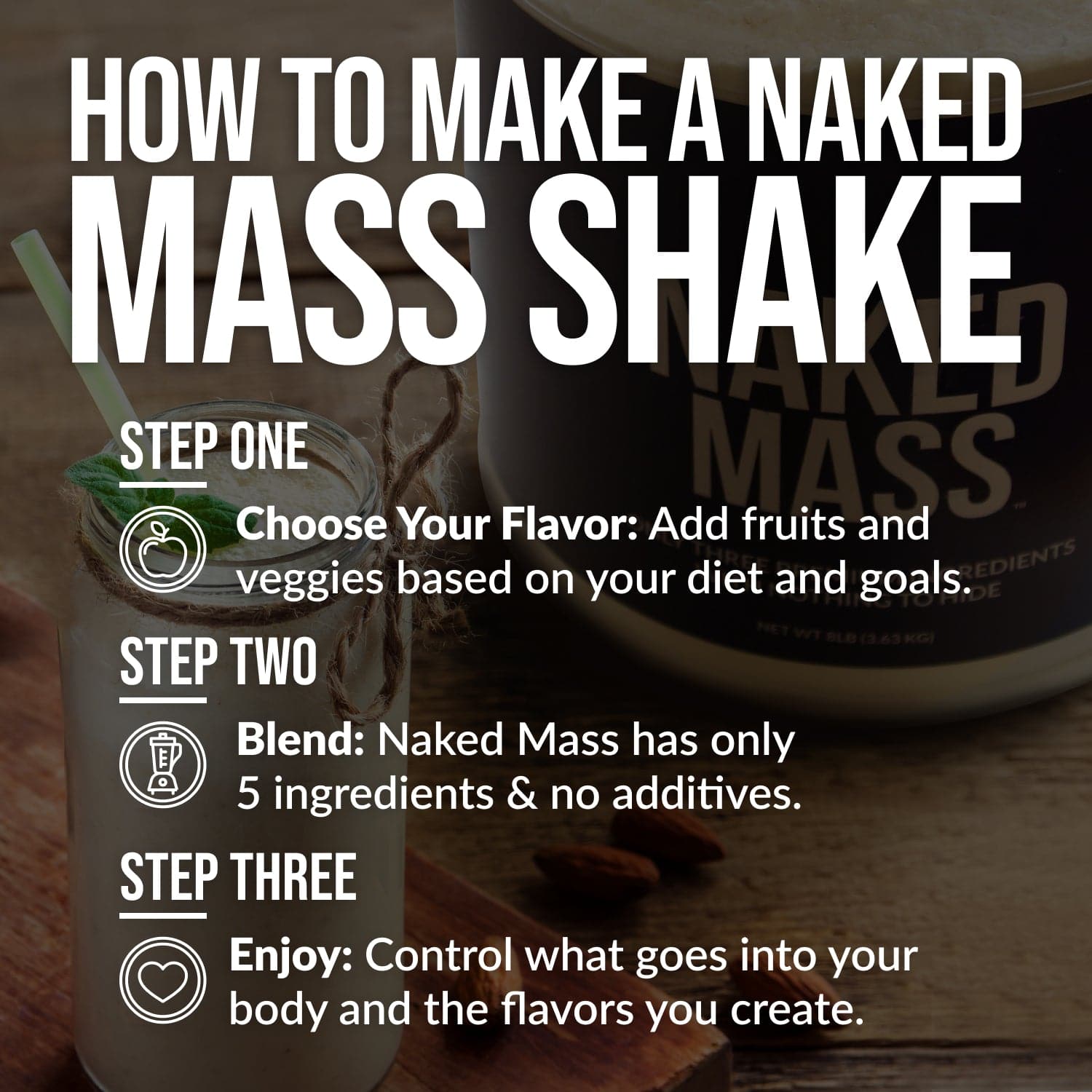 Vanilla Mass Gainer Protein Supplement - Vanilla